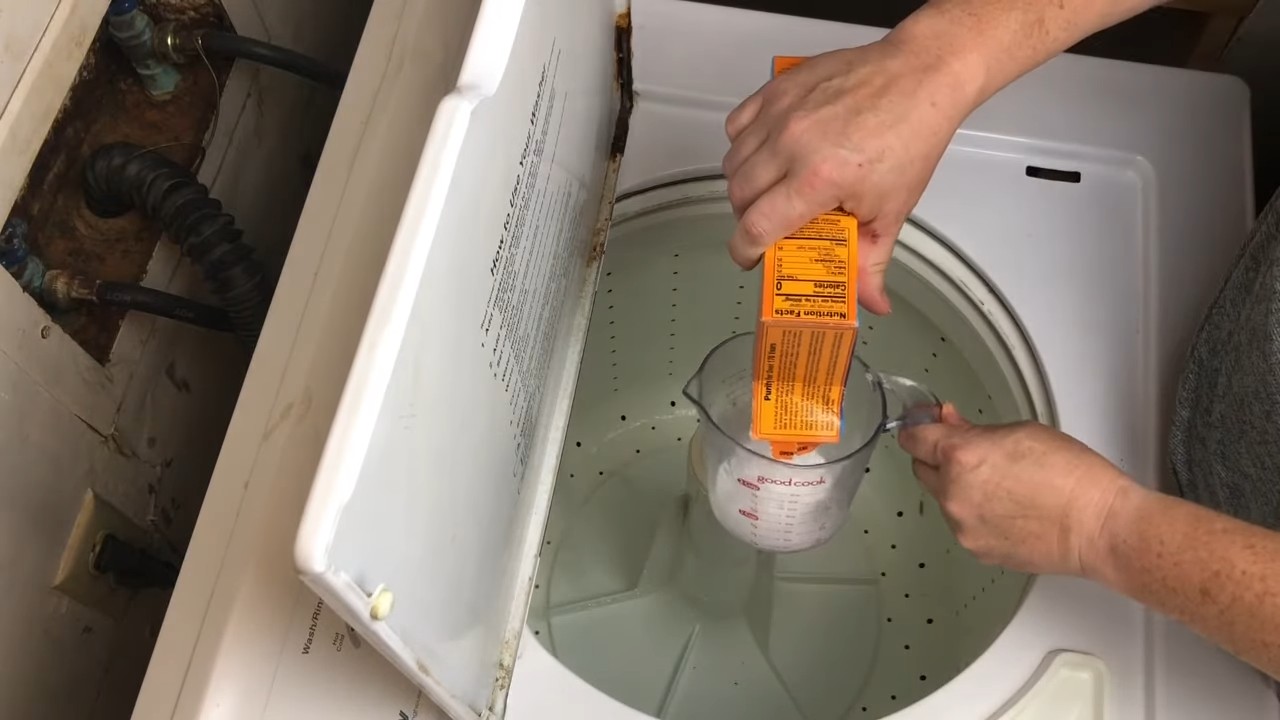 Waschmaschine reinigen mit Essig