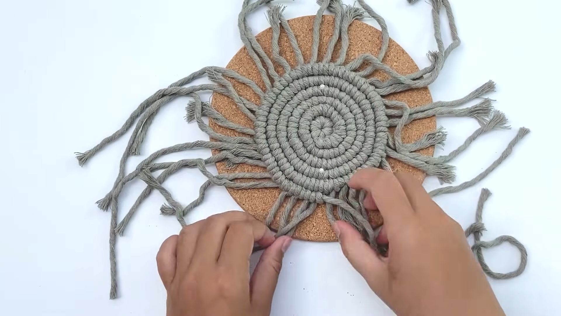 Makramee Untersetzer DIY