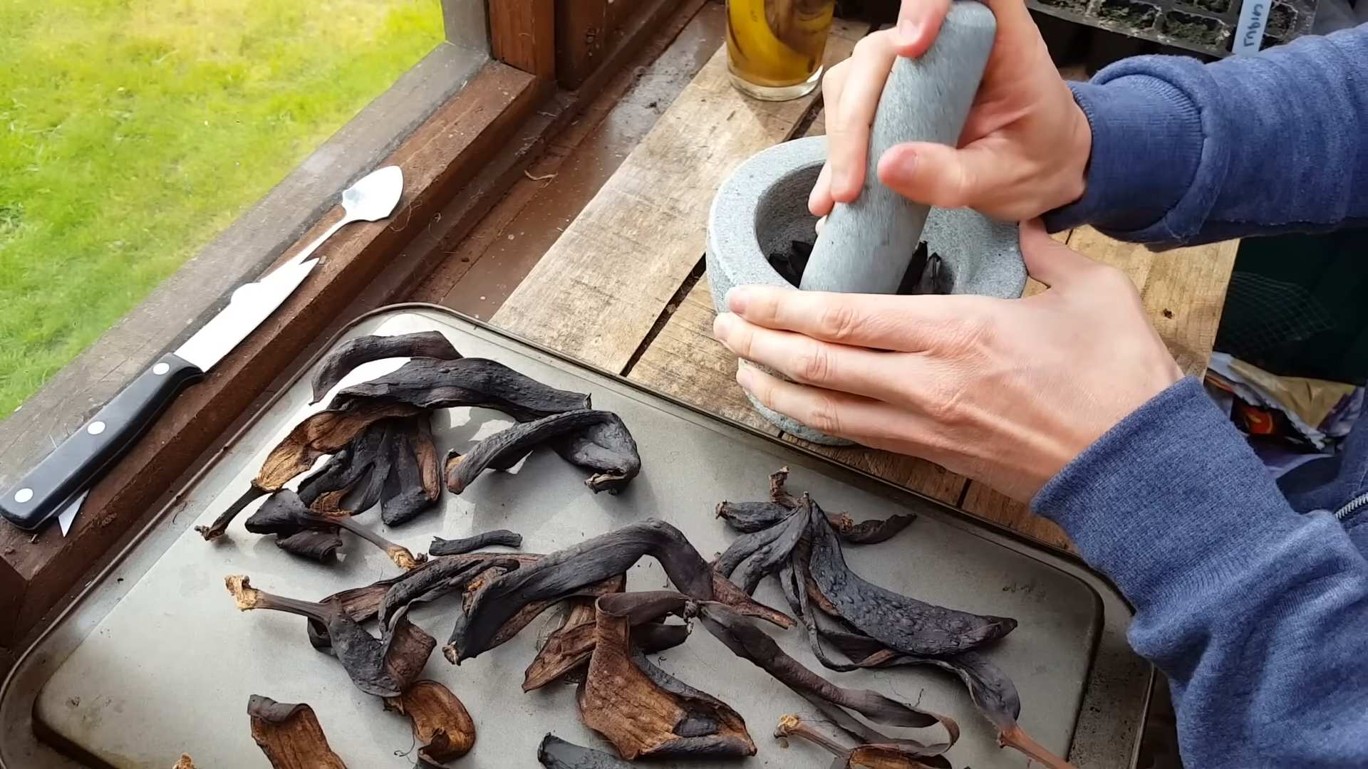 Bananenschalen kompostieren Gartenerde verbessern