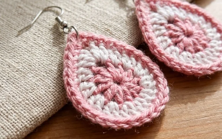 Beautiful Crochet Earrings – Free Patterns